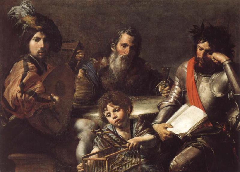 VALENTIN DE BOULOGNE The Four Ages of Man